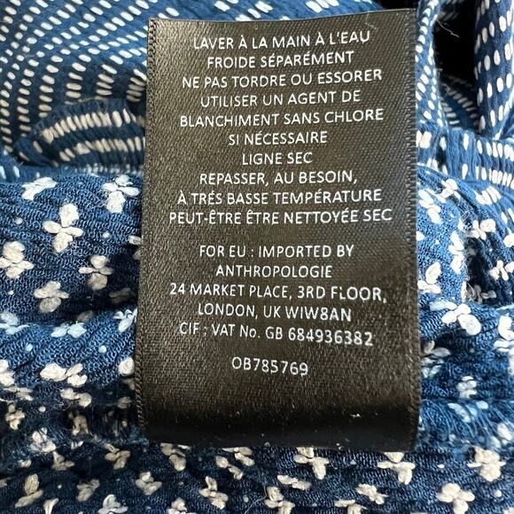 Anthropologie Blue Embroidered Shorts Size XS - Picture 15 of 16